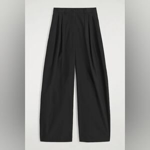 COS Pleated Cotton Wide Leg Pants